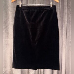 J. Crew Classic Black Pencil Skirt